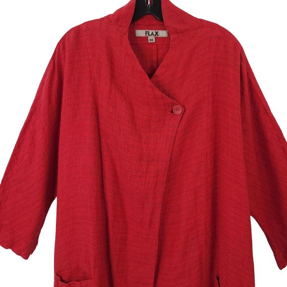 Flax Red Women's Blazer - Picture 12 of 13